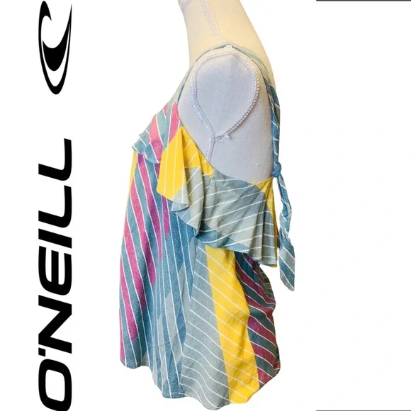 🔥SOLD🔥 O’NEILL NWOT Striped Tank Top with Adjustable Straps Size Small - Picture 8 of 9